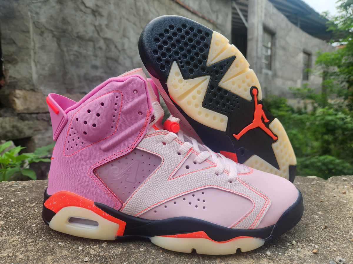 Awake NY x Air Jordan 6 Pink High-Top Sneakers