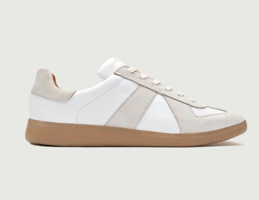 GAT White & Gum Low-Top Sneakers