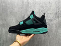 Air Jordan 4 Retro Black & Mint Sneakers
