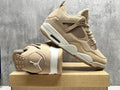 Air Jordan 4 Retro Milk Tea Beige & Cream Sneakers
