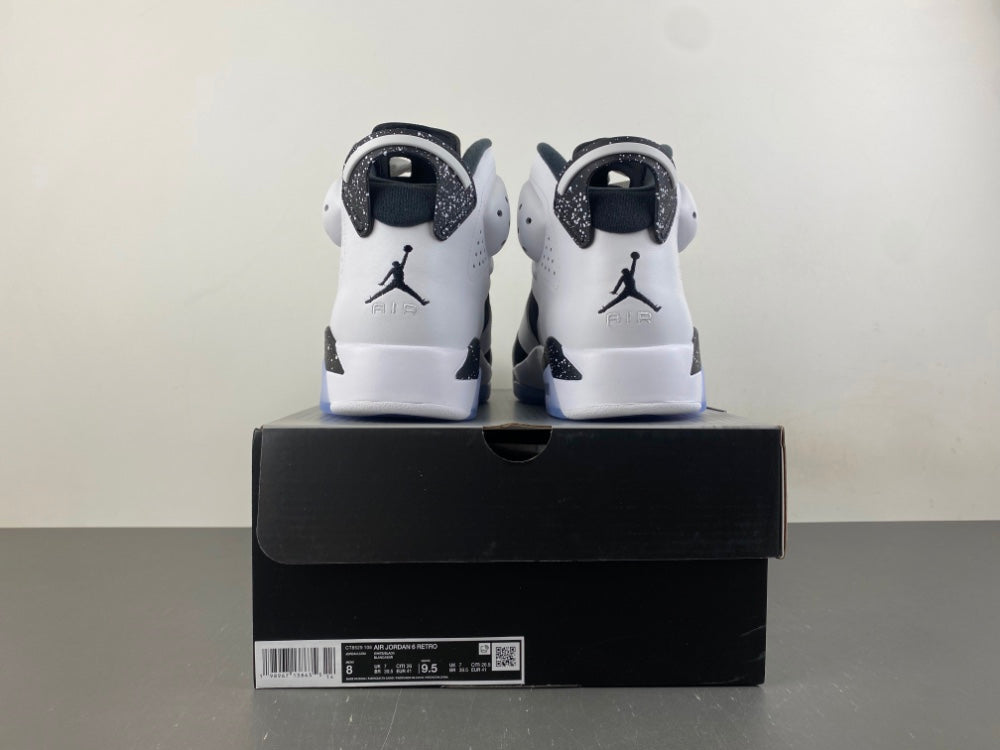Air Jordan 6 Oreo Black & White High-Top Sneakers