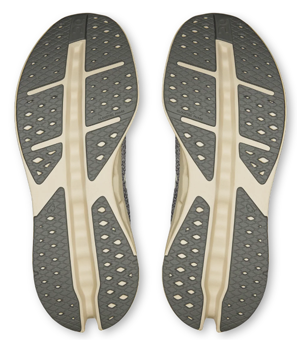 On Cloudsurfer Max – Grey & Cream Running Shoes