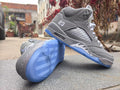 Air Jordan 5 Retro Gray & Ice Blue Sneakers