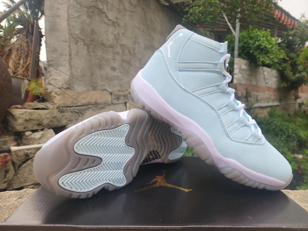 Air Jordan 11 Retro Pale Moon High-Top Sneakers