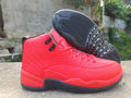 Air Jordan 12 Retro High-Top Sneakers – Red & Black