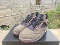Air Jordan 4 Sneakers – Taupe & Mauve