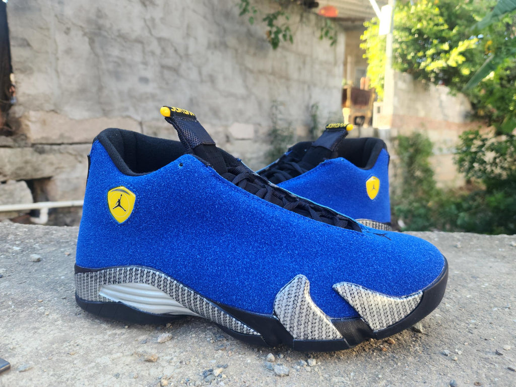 Air Jordan 14 Retro Sneakers – Blue & Black
