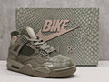 Air Jordan 4 Retro Military Mamba Custom Olive Sneakers