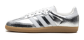 adidas Samba OG Women's Sneakers – Silver Metallic & White