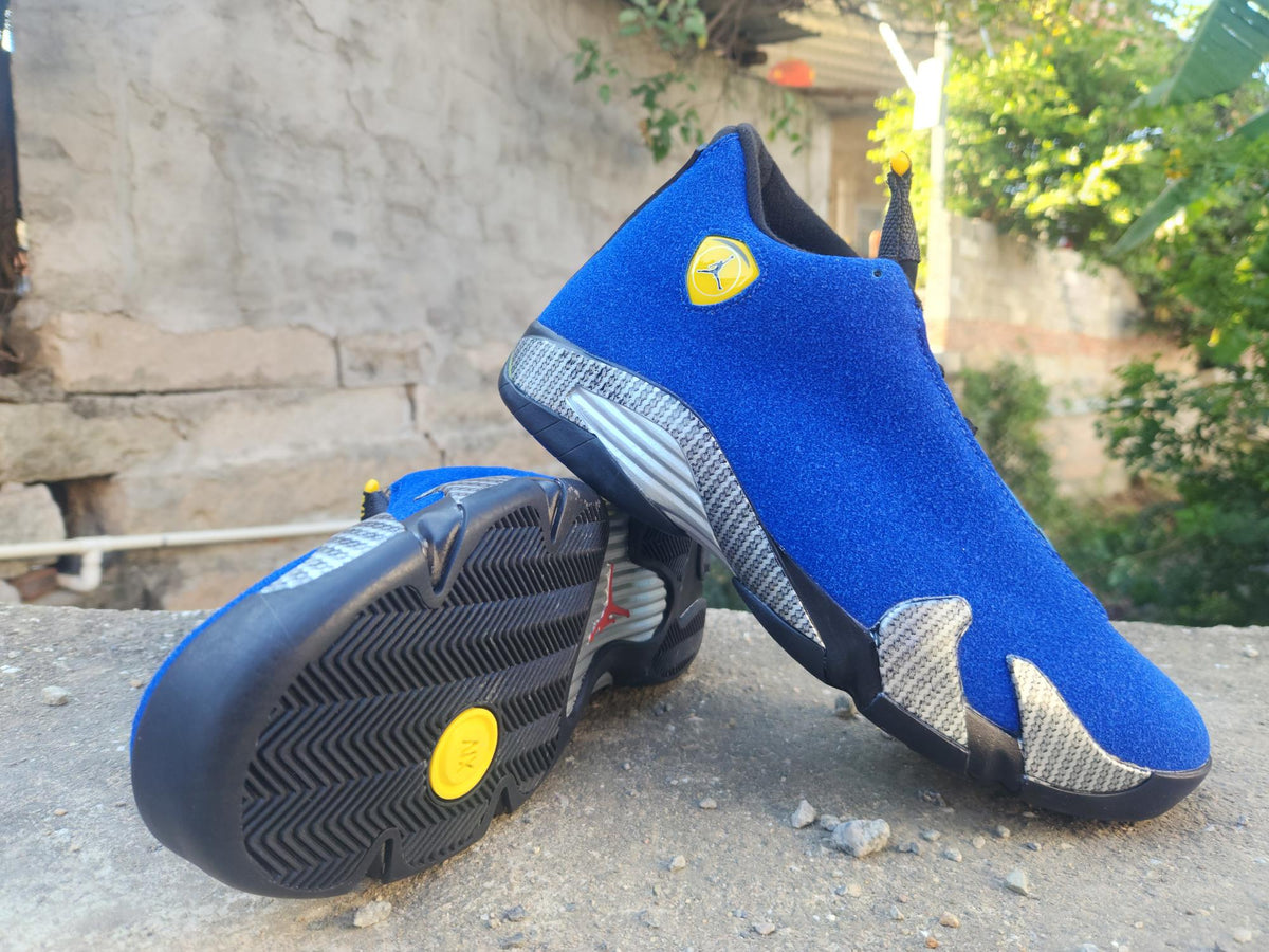 Air Jordan 14 Retro Sneakers – Blue & Black