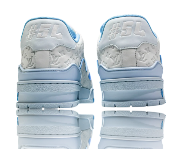 Trainer Low by Tyler, The Creator – White & Blue