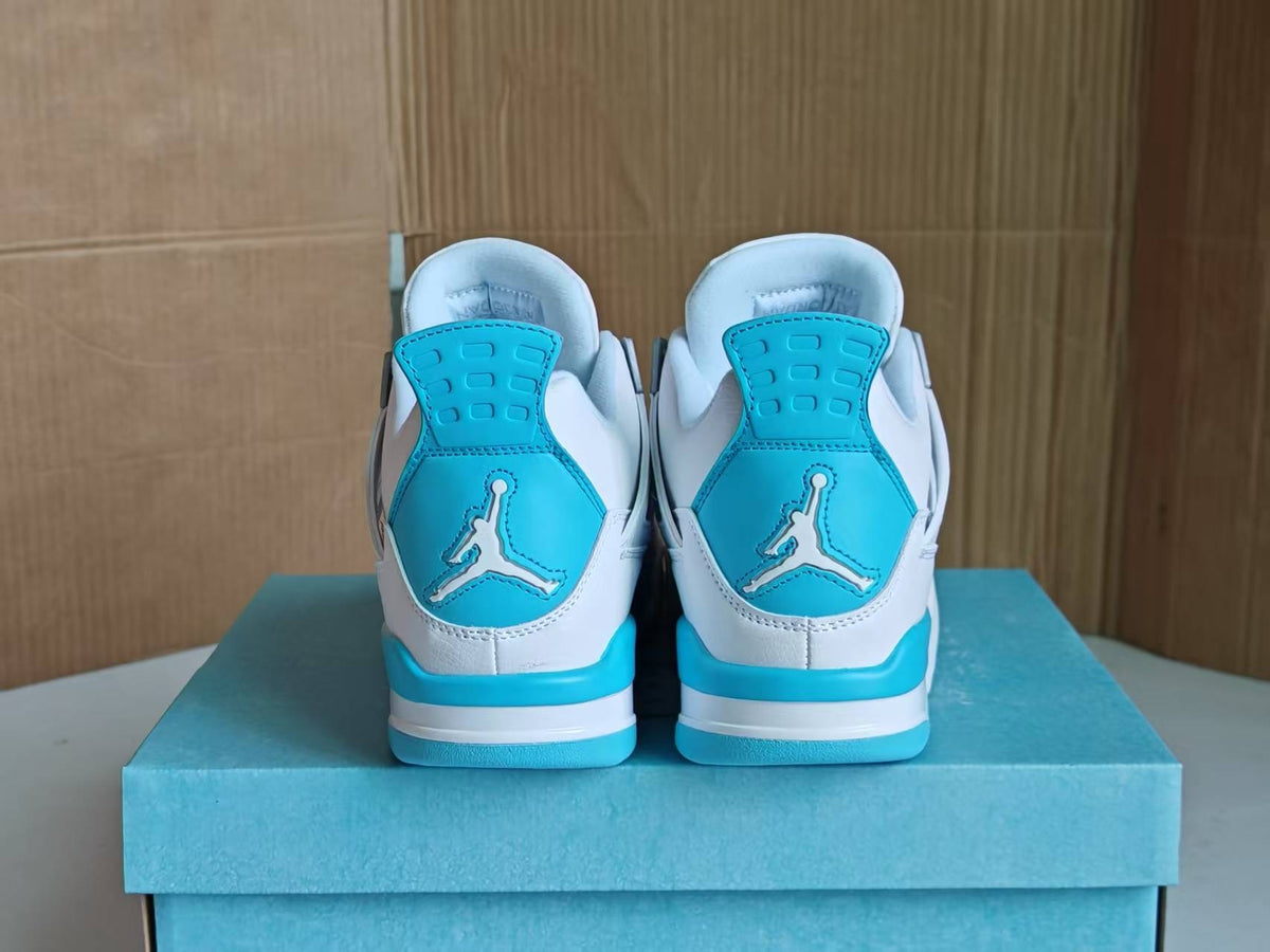 Air Jordan 4 Retro White Aluminum Ice Blue
