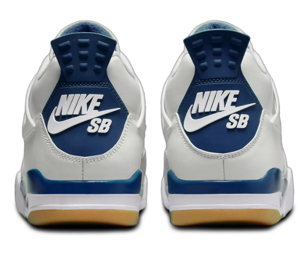 Nike SB x Air Jordan 4 – White & Navy Sneakers (Copy)