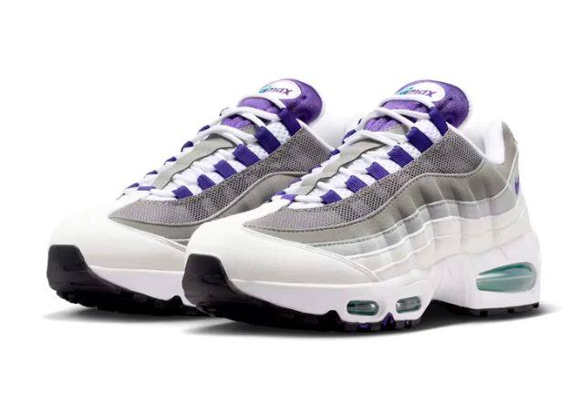 Nike Air Max 95 OG Women's Sneakers “Grape” – White, Grey & Purple