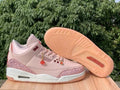 Air Jordan 3 Retro Pink Elephant-Print Sneakers