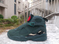 Air Jordan 8 High-Top Sneakers – Dark Green