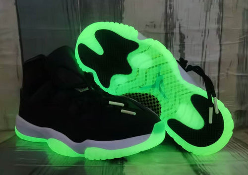 Air Jordan 11 Retro Halloween Glow-in-the-Dark Sneakers