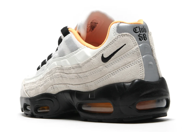 Nike Air Max 95 'FC Pack' – Light Grey & Black Sneakers