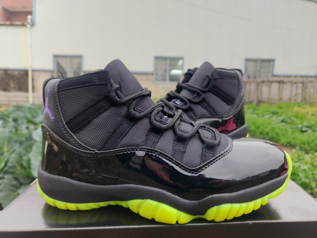 Air Jordan 11 Retro – Black & Neon Green