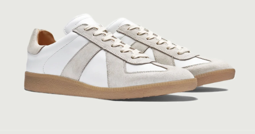 GAT White & Gum Low-Top Sneakers