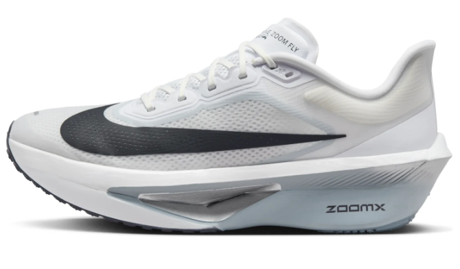 Nike Zoom Fly 6 – White & Pure Platinum Running Shoes