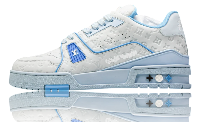 Trainer Low by Tyler, The Creator – White & Blue