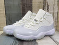 Air Jordan 11 Retro Off-White & Grey High-Top Sneakers