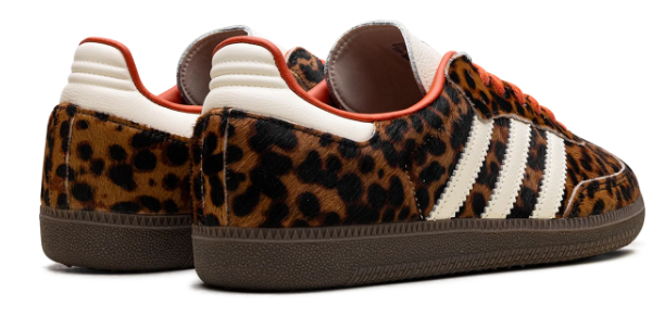 adidas Samba OG Women's Sneakers – Leopard Cream Orange