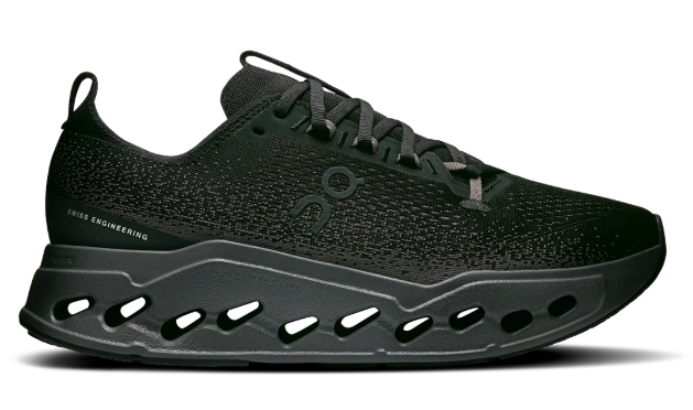 On Cloudsurfer Max – All-Black Running Shoes