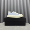 AMIRI Light Blue & White Patterned Low-Top Sneakers