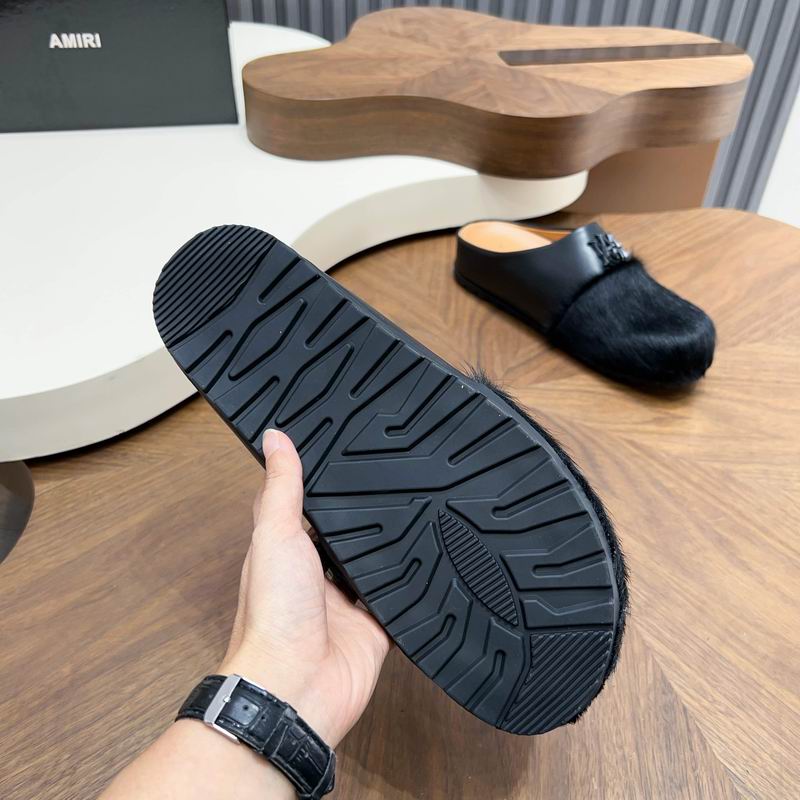 MARNI Black Textured-Toe Slip-On Mules