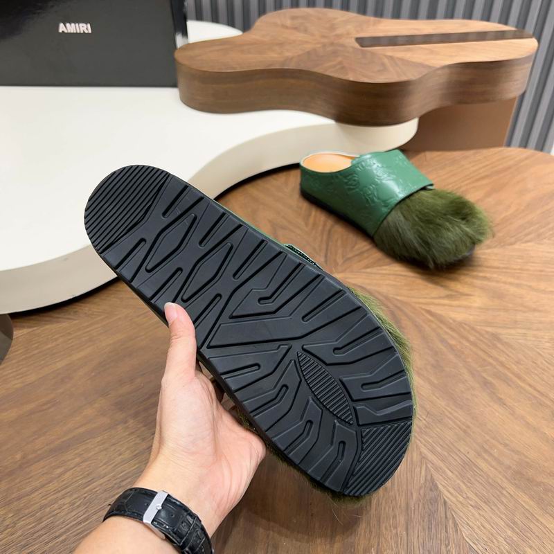 MARNI Green Embossed-Panel Textured-Toe Mules