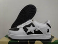 BAPE Black & White Star Low-Top Sneakers