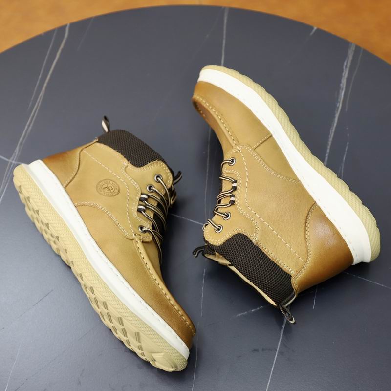 UGG Tan Moc-Toe Lace-Up Ankle Boots