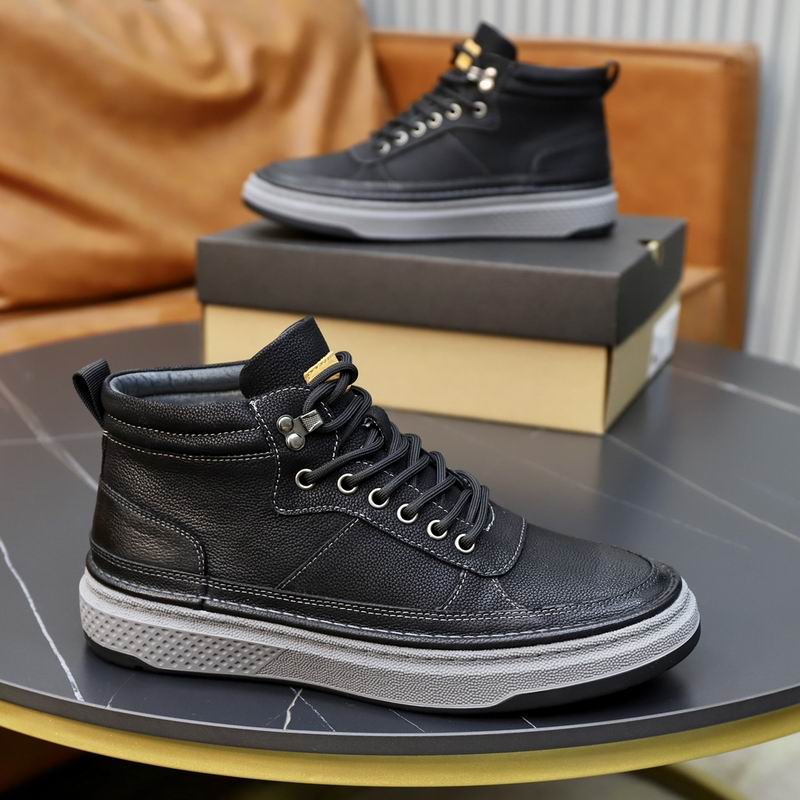 UGG Black Lace-Up High-Top Sneakers