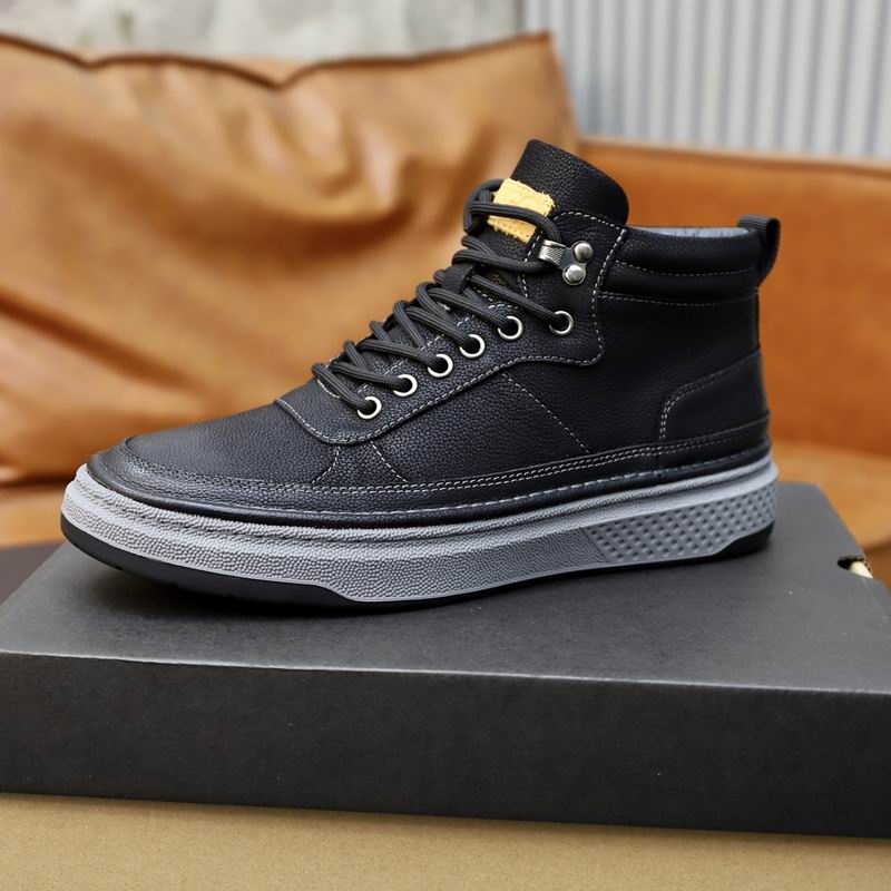 UGG Black Lace-Up High-Top Sneakers