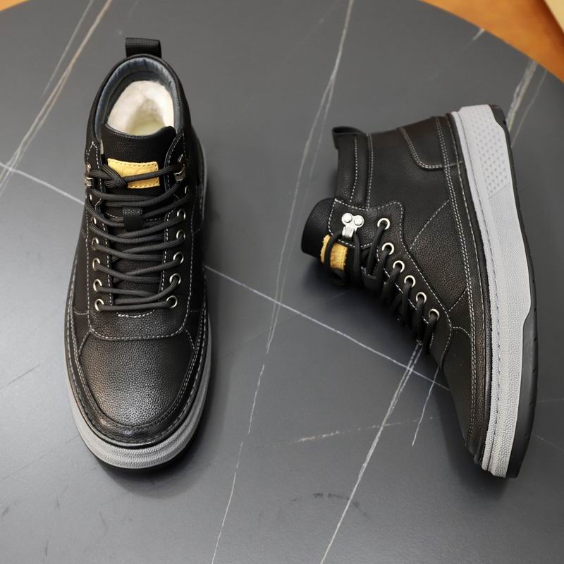 UGG Black Lace-Up High-Top Sneakers