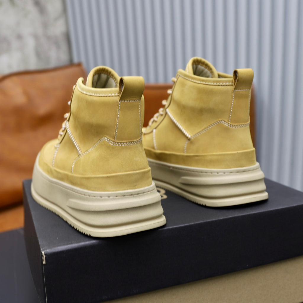 UGG Wheat Sculpted-Sole Lace-Up Ankle Boots
