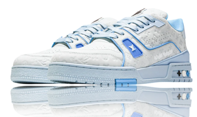 Trainer Low by Tyler, The Creator – White & Blue