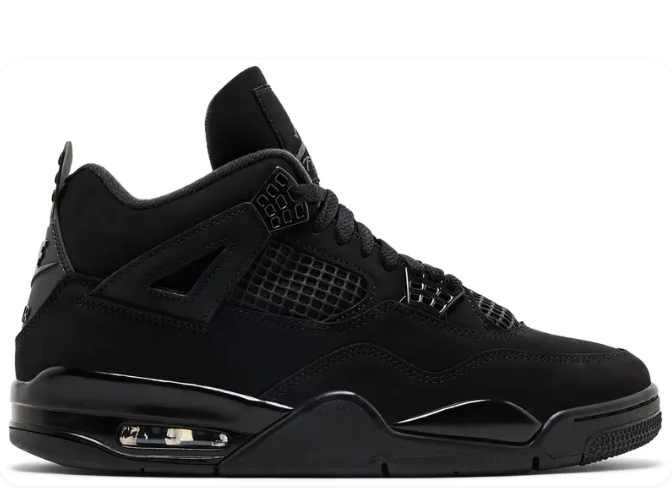 Air Jordan 4 Retro 'Black Cat' (2025) – Black Sneakers