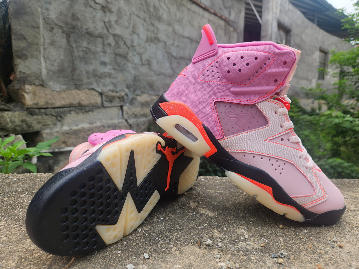Awake NY x Air Jordan 6 Pink High-Top Sneakers