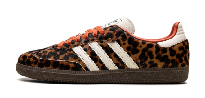 adidas Samba OG Women's Sneakers – Leopard Cream Orange