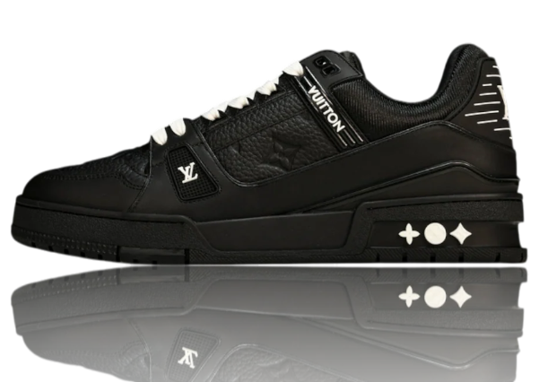 Trainer Low Sneakers – Monogram Black Embossed