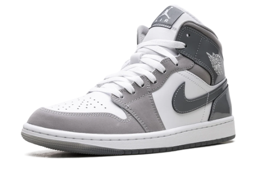 Air Jordan 1 Mid SE 'Cool Grey' – White & Grey Sneakers
