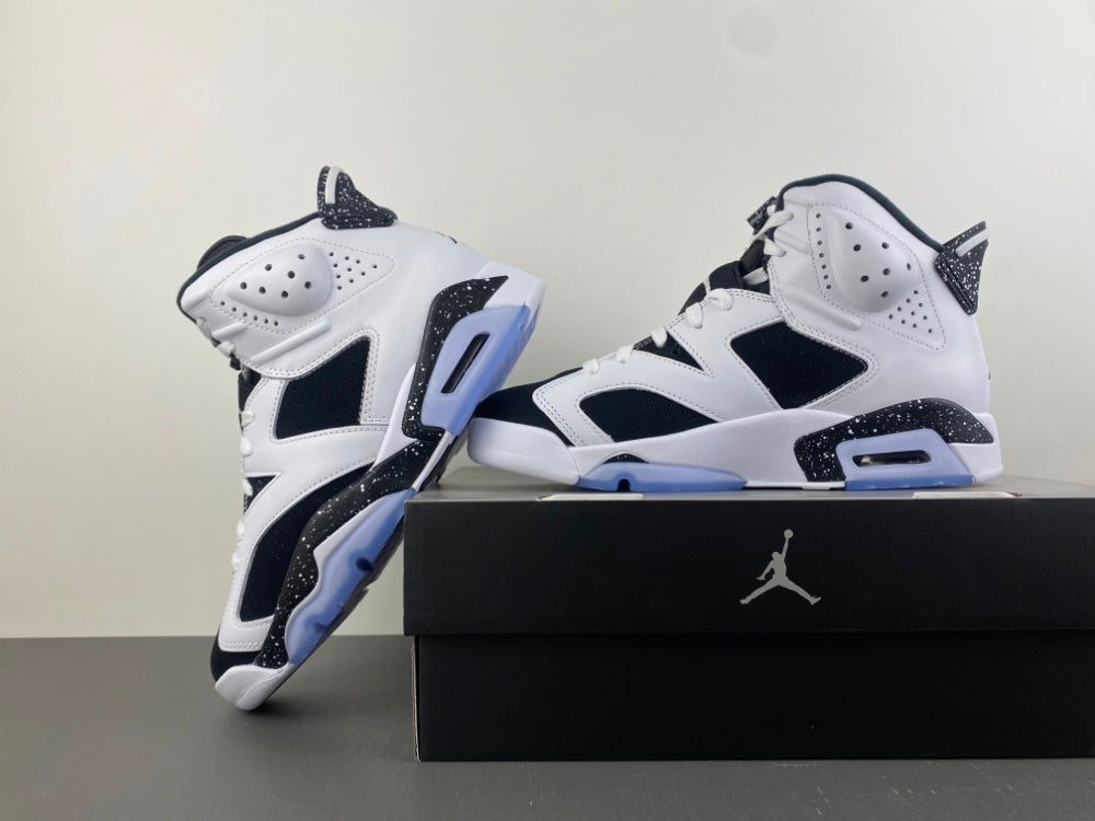 Air Jordan 6 Oreo Black & White High-Top Sneakers