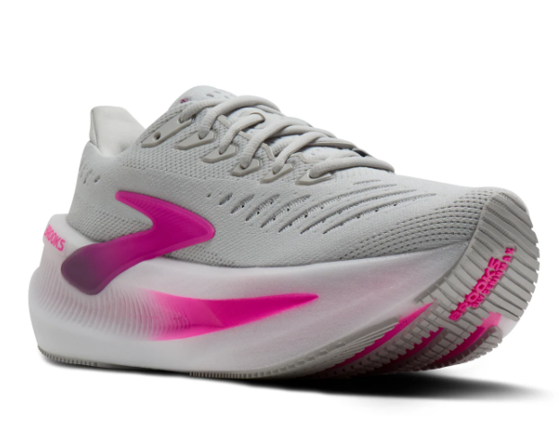 Brooks Glycerin Max 2 – Light Grey & Pink Running Shoes