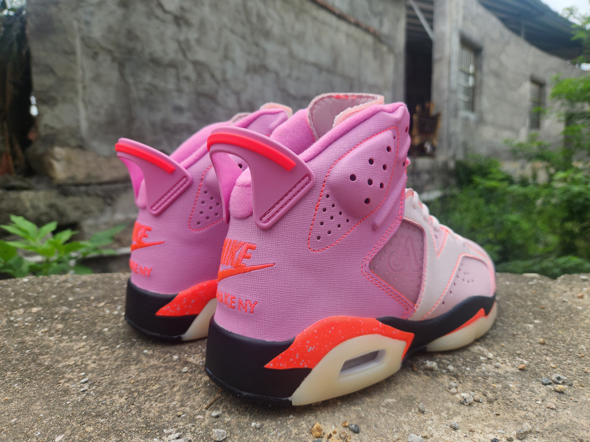 Awake NY x Air Jordan 6 Pink High-Top Sneakers