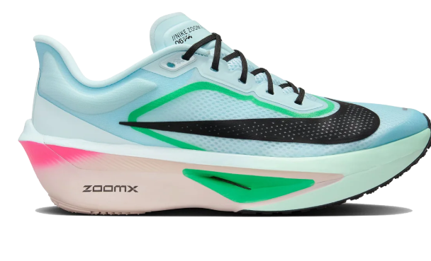 Nike Zoom Fly 6 – Light Blue & Green Running Shoes