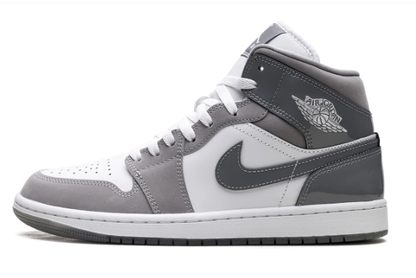 Air Jordan 1 Mid SE 'Cool Grey' – White & Grey Sneakers