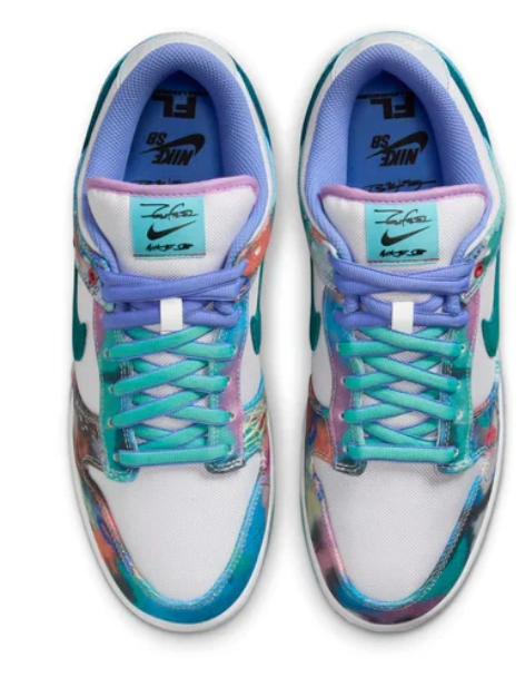 Nike SB Dunk Low x Futura Laboratories 'Bleached Aqua'